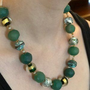 Gorgeous hand blown necklace